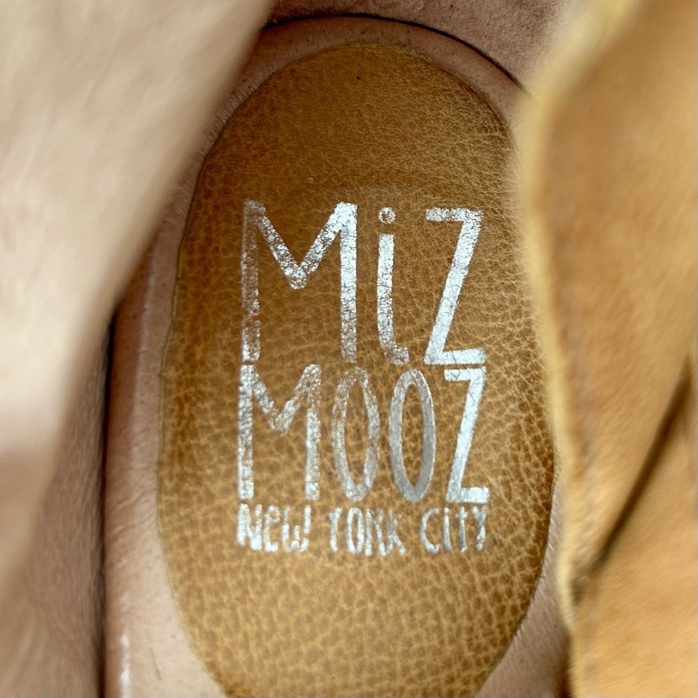Miz Mooz Colbie Sandal Open Toe Ankle Boots Wheat Tan Leather Size 41 - Picture 11 of 13